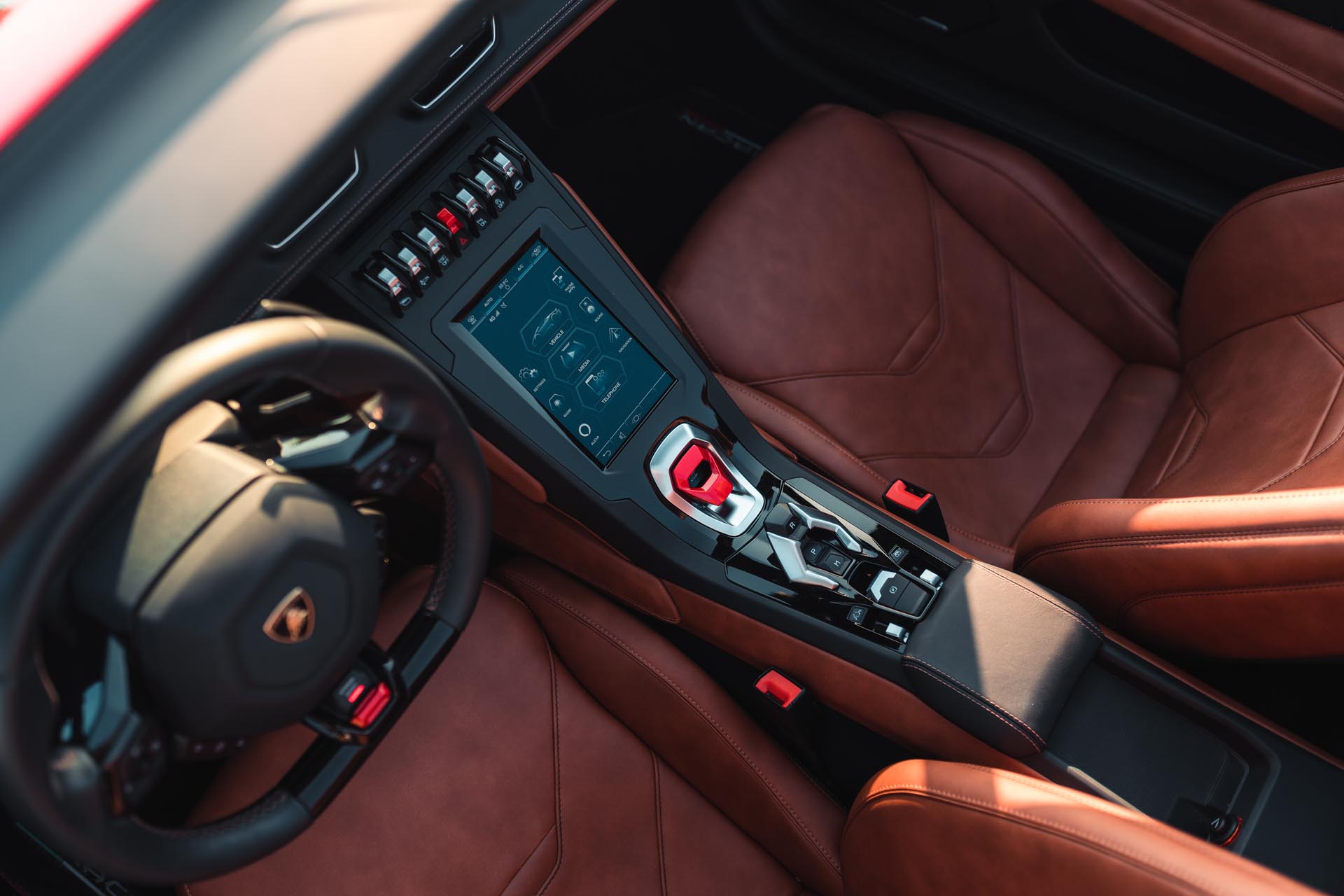 Lamborghini Huracan Evo Spyder Red