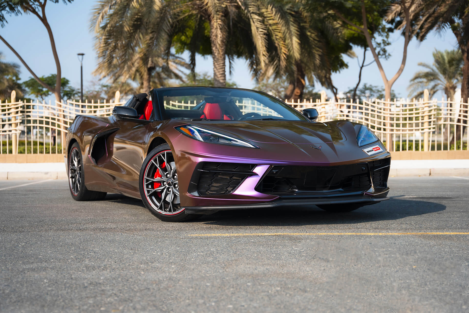 Chevrolet Corvette C8 Stingray Convertible Purple