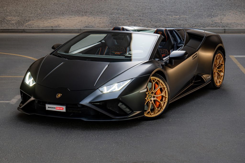 Lamborghini Huracan EVO Spider Matte Black