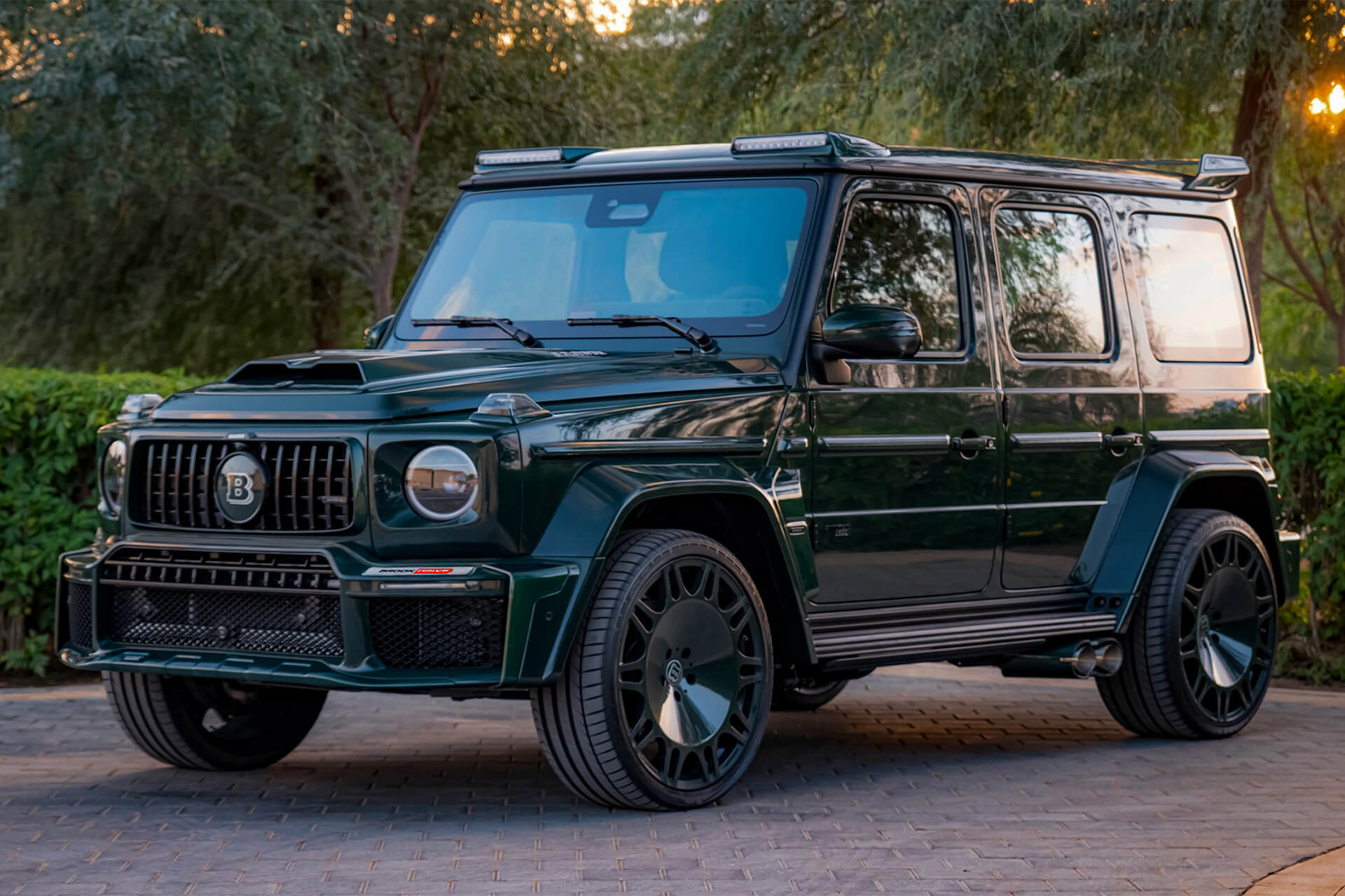 Mercedes G800 Brabus Emerald Green Metallic