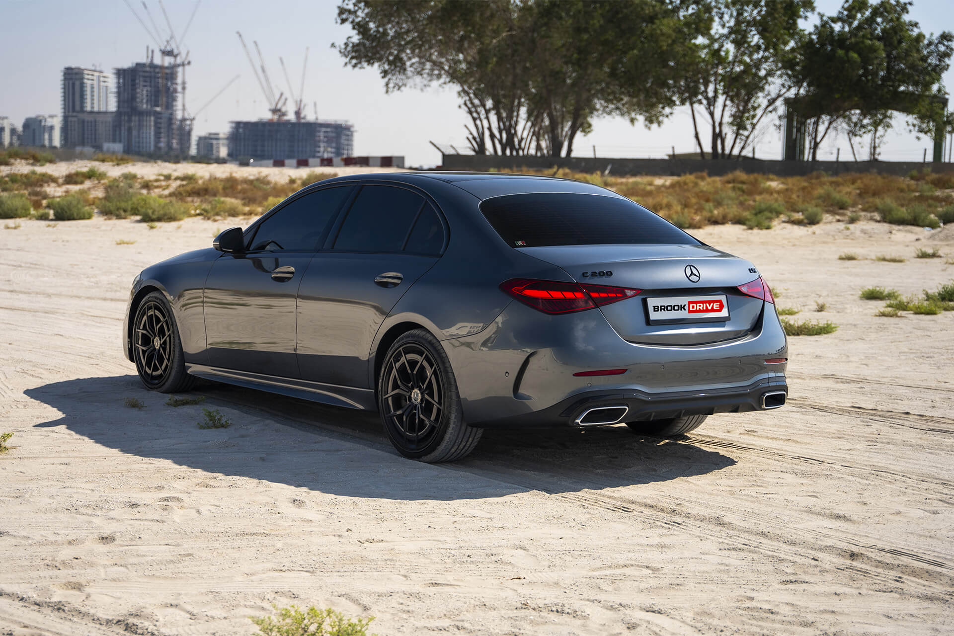 Mercedes C200 Silver Metallic