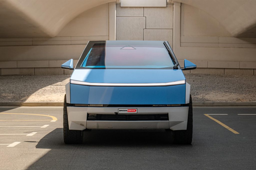 Tesla Cybertruck Beast Matte Sky Blue