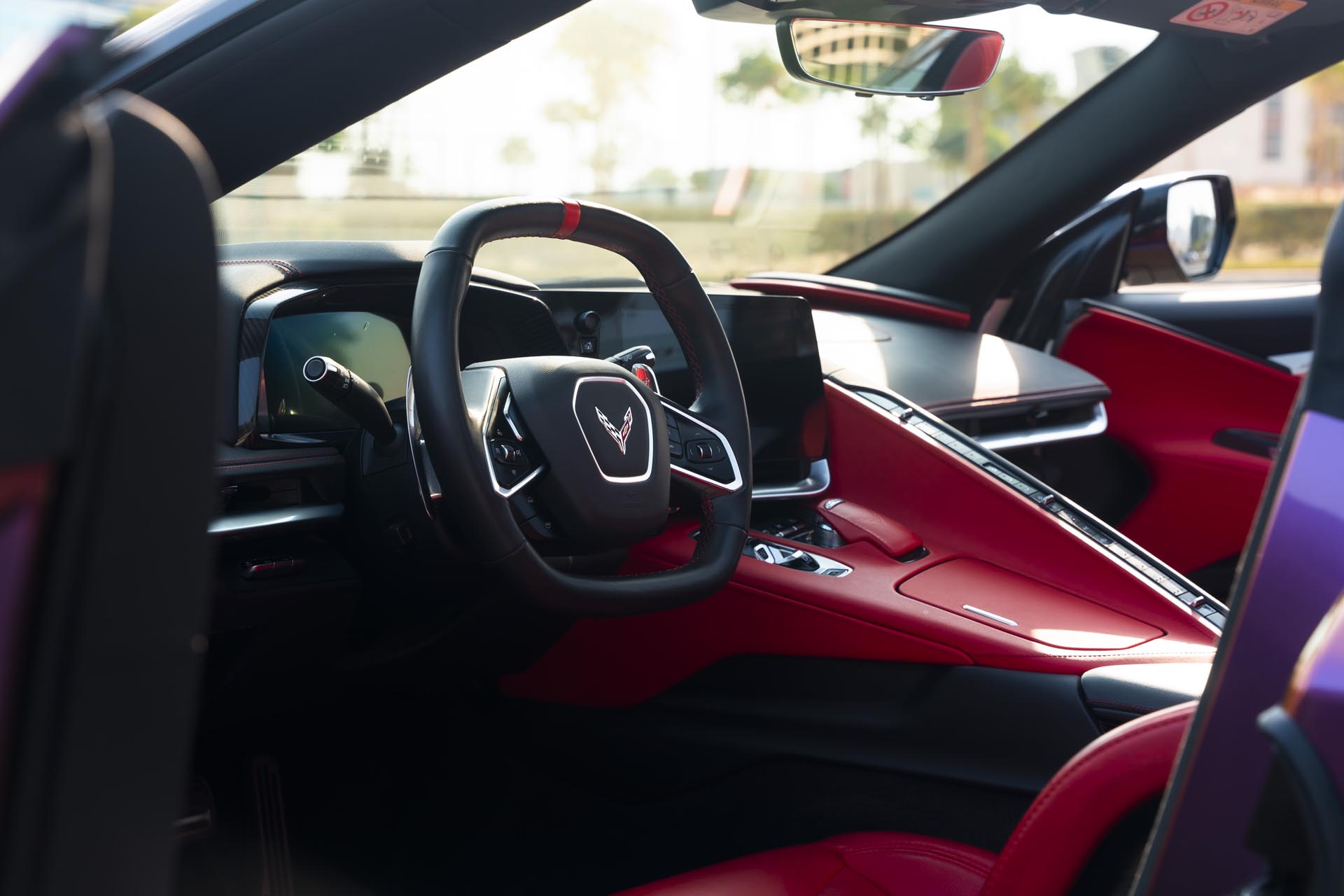 Chevrolet Corvette C8 Stingray Convertible Purple