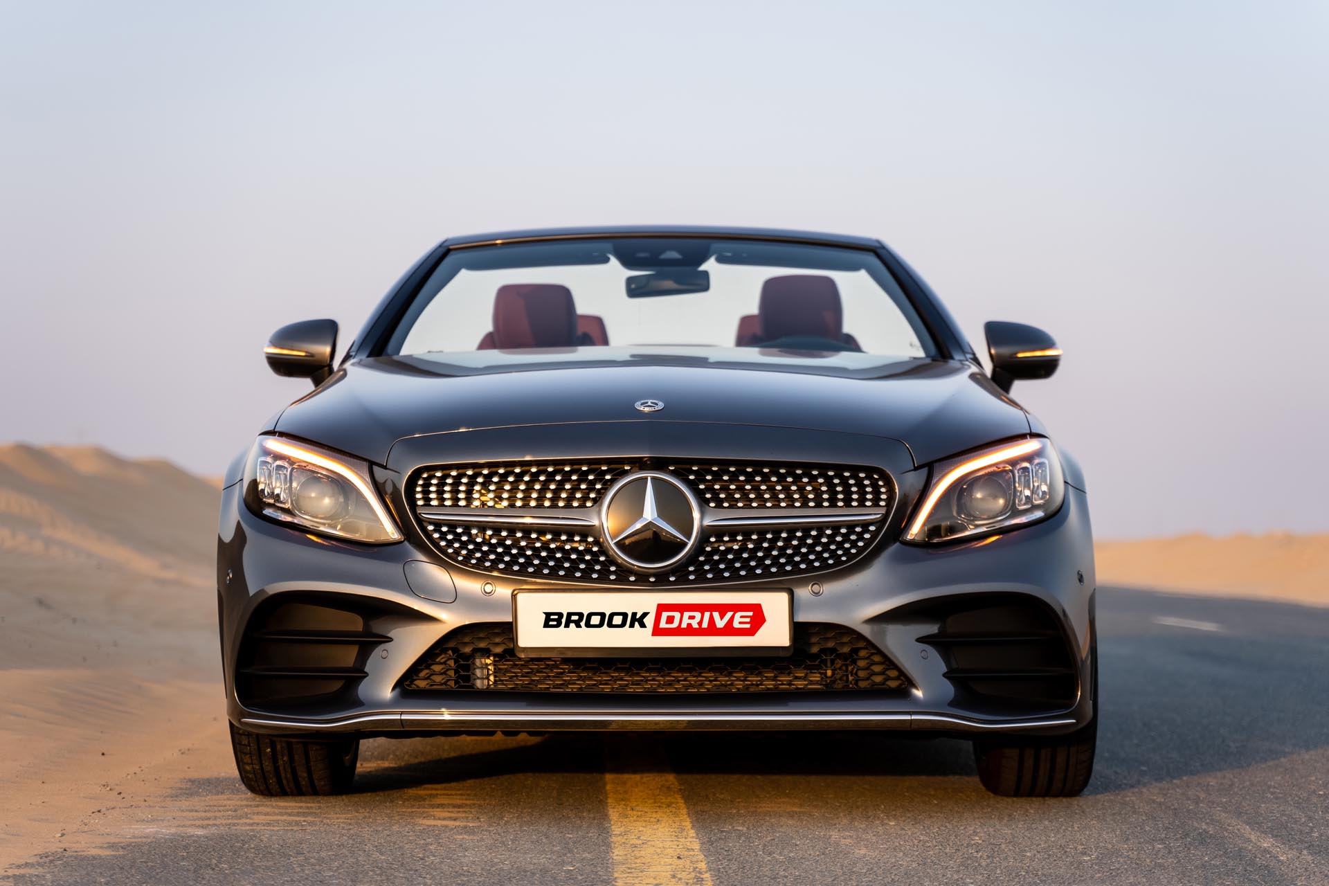 Mercedes C200 Convertible Selenite Grey Metallic