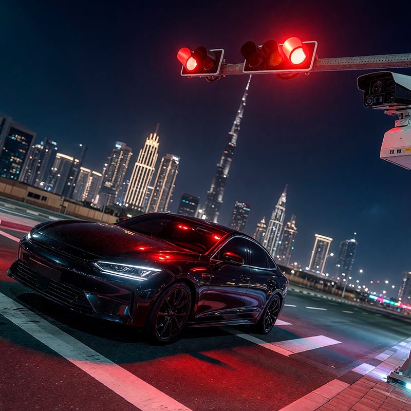  Red Light Fine in Dubai (2026): Exact Costs & Rental Rules